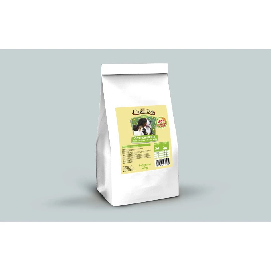 Classic Dog Geflügel & Kartoffel Getreidefreies Hundefutter 2 Classic Dog Geflügel & Kartoffel Getreidefreies Hundefutter – Bild 2