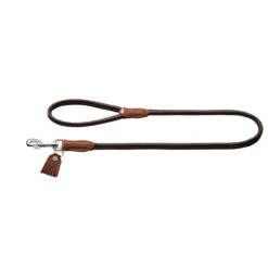 Hunter Führleine Round & Soft Cody Bisonleder -Angebote Hundenass Futter Store fuehrleine round soft cody bisonleder 1509132437