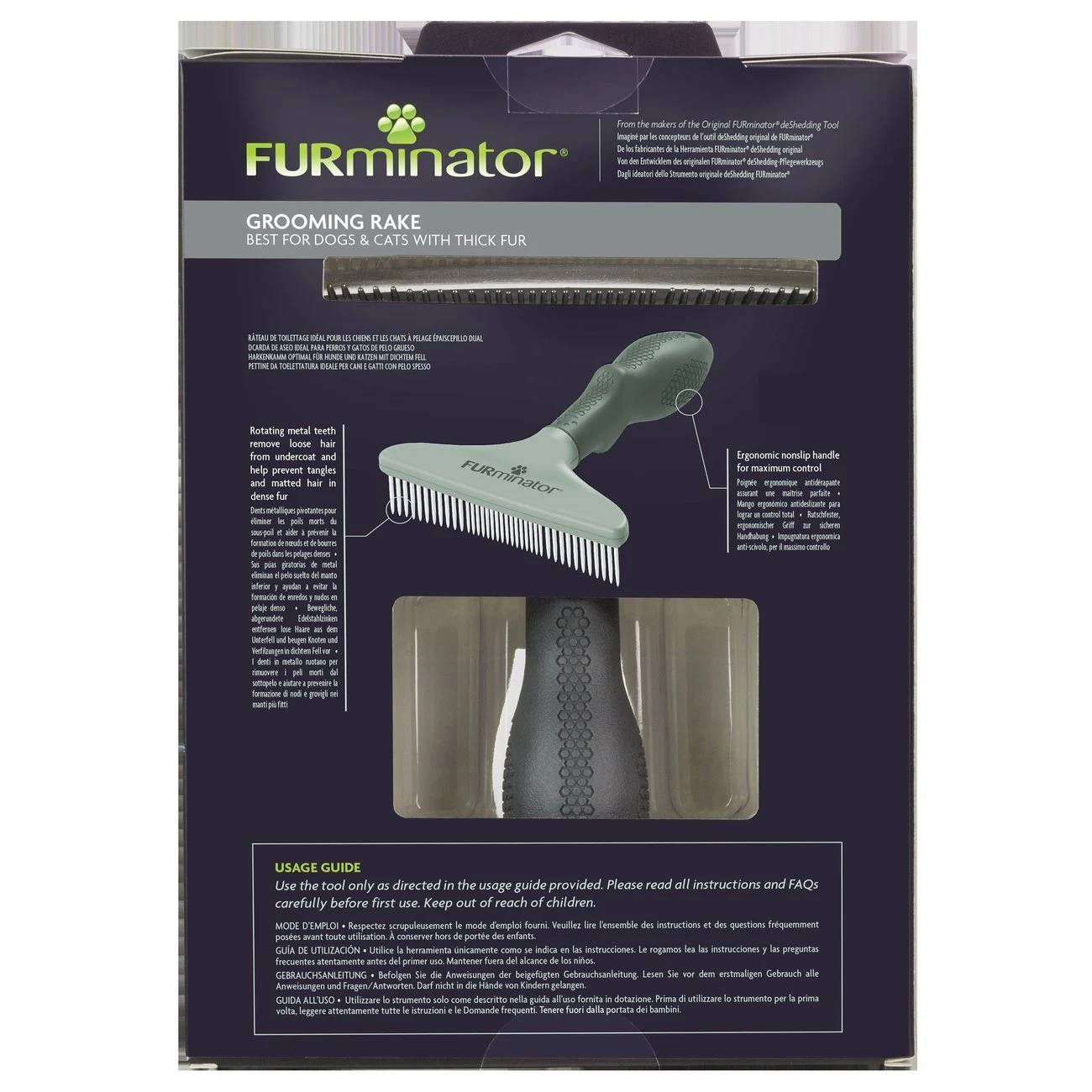 FURminator Harkenkamm Für Katzen Und Hunde 5 FURminator Harkenkamm Für Katzen Und Hunde – Bild 5