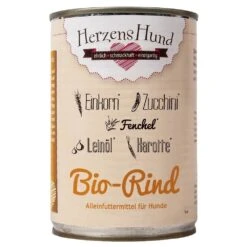 Herzenshund Bio Hundefutter Rindfleisch