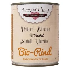 Herzenshund Bio Hundefutter Rindfleisch -Angebote Hundenass Futter Store herzenshund bio hundefutter rindfleisch2