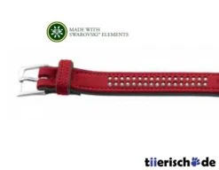 Hunter Halsband Mit Swarovski Strass Softie Deluxe -Angebote Hundenass Futter Store hundehalsband strass swarovski rot2