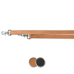 TRIXIE Rustic Fettleder-Verlängerungsleine Heartbeat