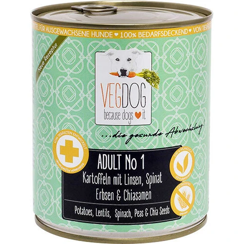 VEGDOG Adult No. 1 Veganes Hundefutter 2 VEGDOG Adult No. 1 Veganes Hundefutter – Bild 2